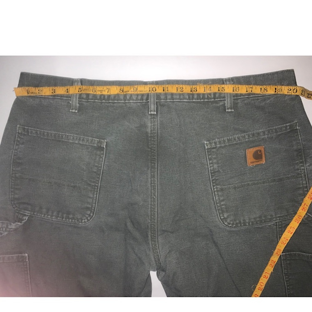 Carhartt Mens Lined Jeans.  Wide leg relaxed fit preowned 42 x 31 - Picture 7 of 9